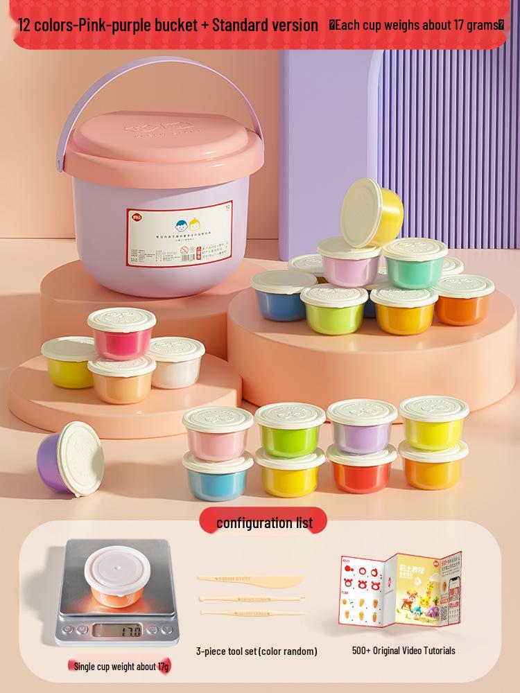 24-цветная сверхлегкая моделирующая глина для детей - Развивающий пластилин для детского сада и начальной школы
24-цветная сверхлегкая моделирующая глина для детей - Развивающий пластилин для детского сада и начальной школы