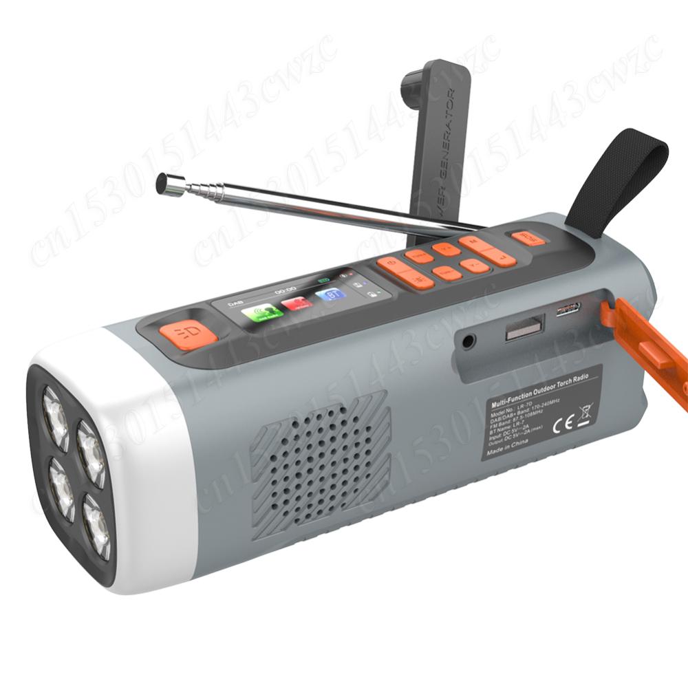 Solar Hand Crank Radio DAB FM Radio with Flashlight BT Speaker Emergency Weather Radio Rechargeable for Emergency Camping серый
Solar Hand Crank Radio DAB FM Radio with Flashlight BT Speaker Emergency Weather Radio Rechargeable for Emergency Camping серый