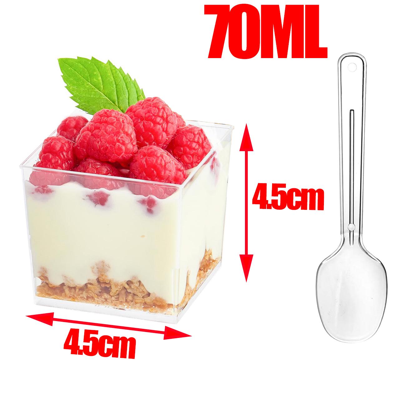 20 штук в упаковке Пластиковые мини-стаканчики для десертов с ложками, стаканчики для закусок парфе, прозрачные стаканчики для пудинга, фруктов, мороженого, десертные стаканчики
20 штук в упаковке Пластиковые мини-стаканчики для десертов с ложками, стаканчики для закусок парфе, прозрачные стаканчики для пудинга, фруктов, мороженого, десертные стаканчики