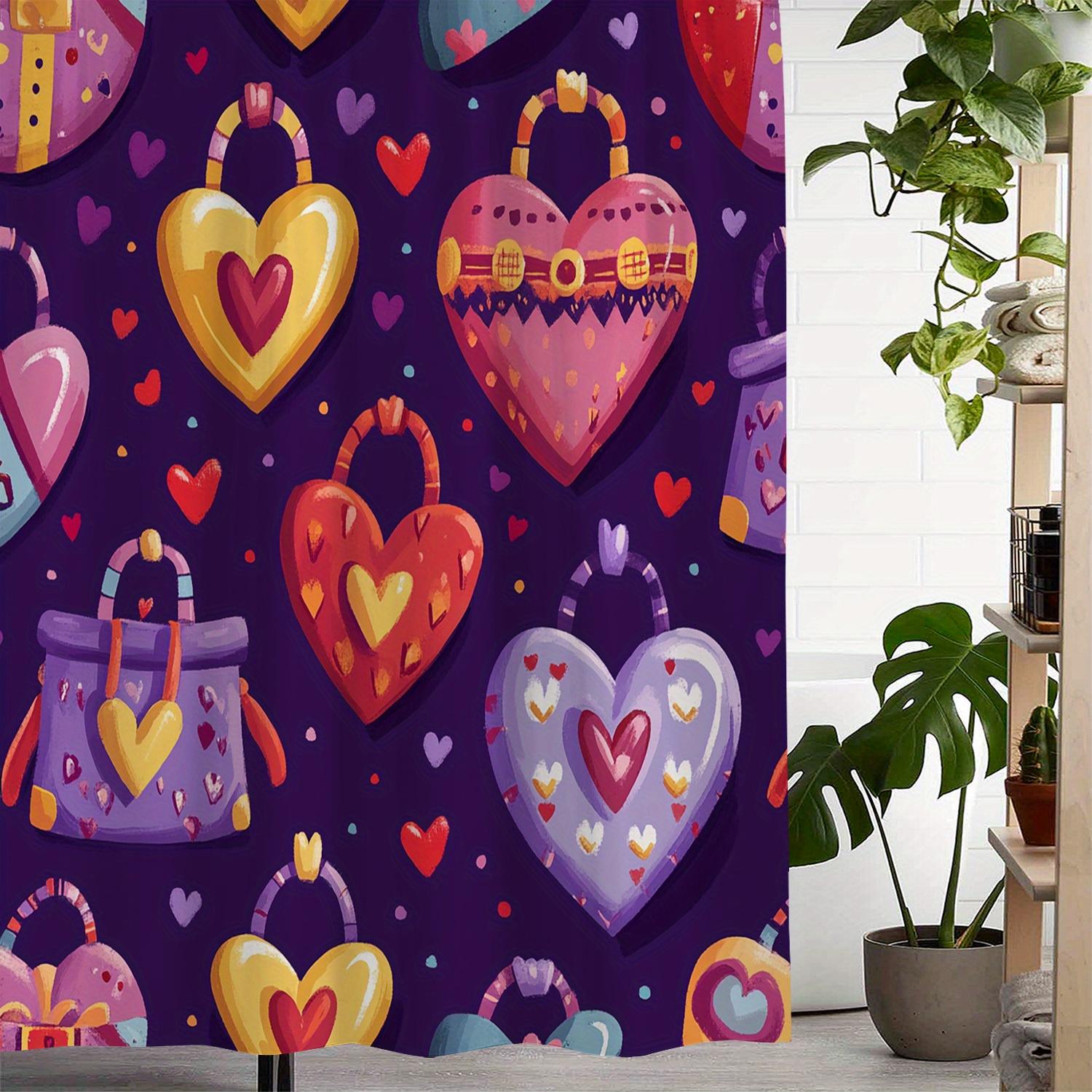 A Heartfelt Harmony Shower Curtain: Embrace the Joy of Love with This Vibrant Design Featuring Colorful Heart-Shaped Locks W90XH180cm
A Heartfelt Harmony Shower Curtain: Embrace the Joy of Love with This Vibrant Design Featuring Colorful Heart-Shaped Locks W90XH180cm