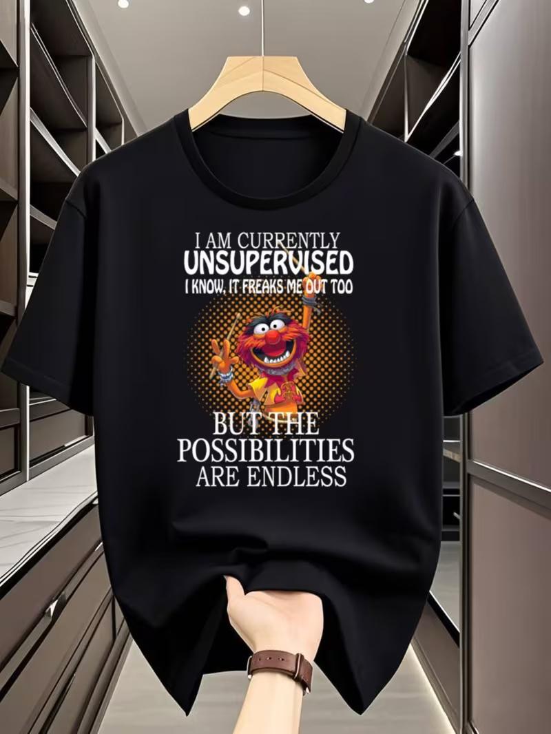 Funny I Am Currently Unsupervised Monster Graphic TShirt Cute Red Black Tee Casual Cotton Short Sleeve Funny Sarcasm Top Gift S
Funny I Am Currently Unsupervised Monster Graphic TShirt Cute Red Black Tee Casual Cotton Short Sleeve Funny Sarcasm Top Gift S