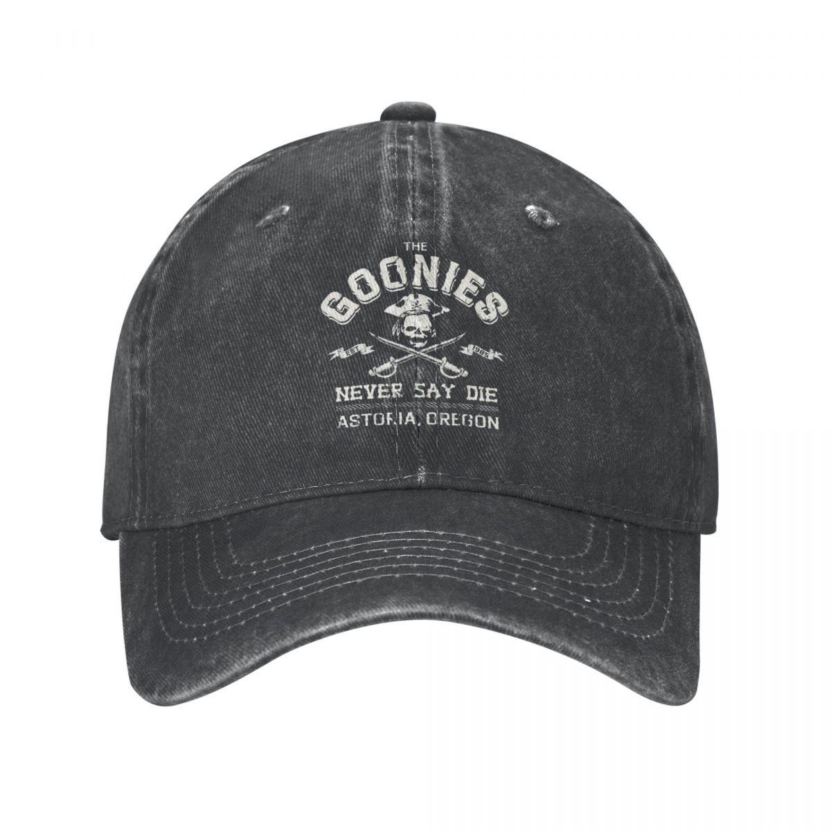 The Goonies Vintage Circa 1985 Baseball Cap Never Say Die Distressed Denim Washed Hats Cap Classic Outdoor Gift Snapback Cap
The Goonies Vintage Circa 1985 Baseball Cap Never Say Die Distressed Denim Washed Hats Cap Classic Outdoor Gift Snapback Cap