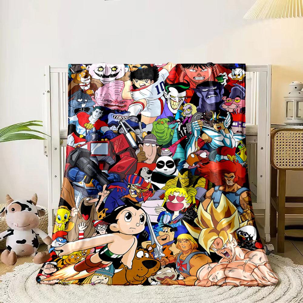 A collage of various animated characters in vibrant colors. for all seasons blanket lunch break throw gift 80cm x 120cm
A collage of various animated characters in vibrant colors. for all seasons blanket lunch break throw gift 80cm x 120cm