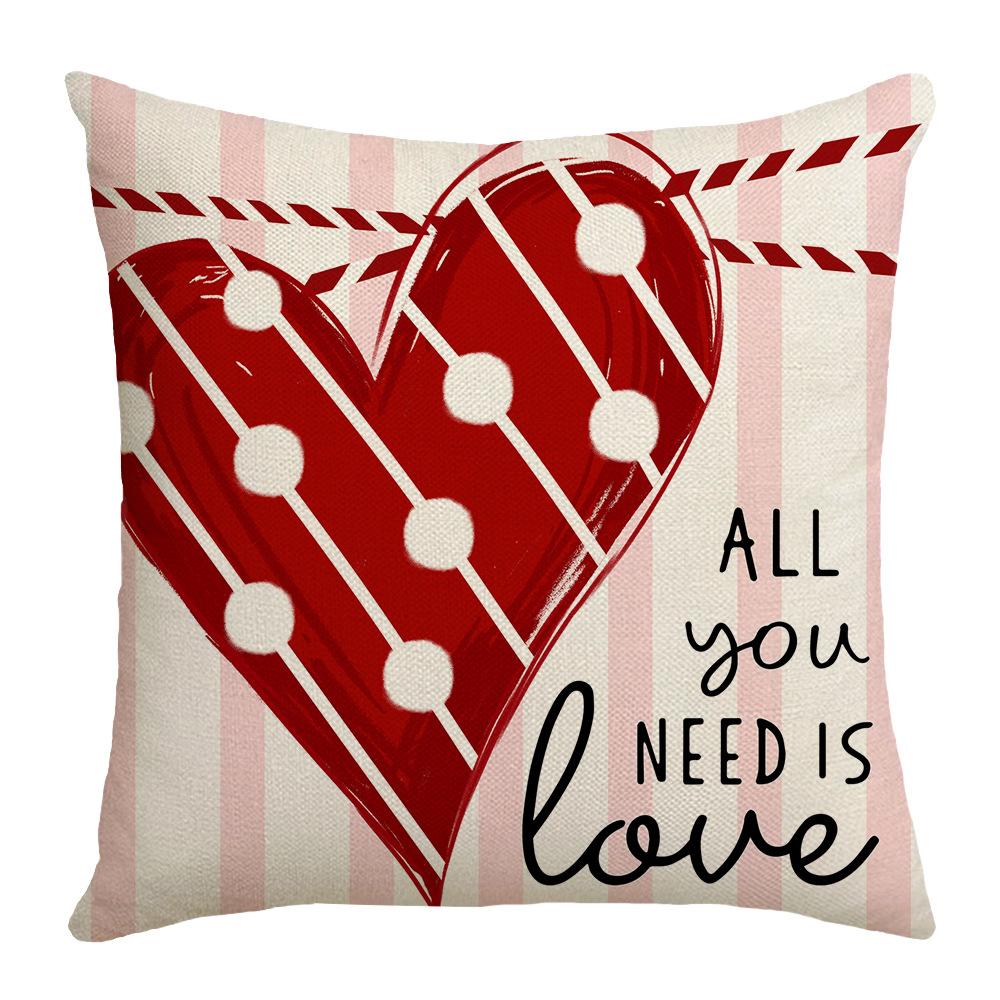 New Valentine s Day Square Pillow Cushion Couple Gift Modern Letter Print Bedroom Sofa Cushion 45 * 45Cm (without core)
New Valentine s Day Square Pillow Cushion Couple Gift Modern Letter Print Bedroom Sofa Cushion 45 * 45Cm (without core)