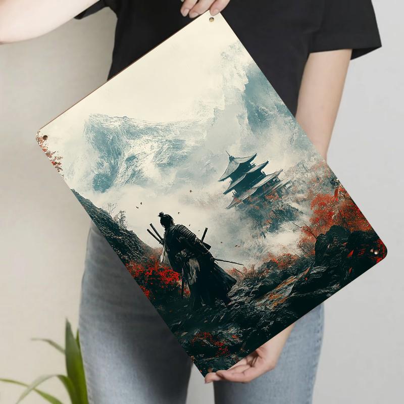 Samurai Warrior Viewing Ancient Pagoda in Misty Mountain Landscape Custom Metal Wall Art Decor 20x30cm(7.8x11.8inch)
Samurai Warrior Viewing Ancient Pagoda in Misty Mountain Landscape Custom Metal Wall Art Decor 20x30cm(7.8x11.8inch)