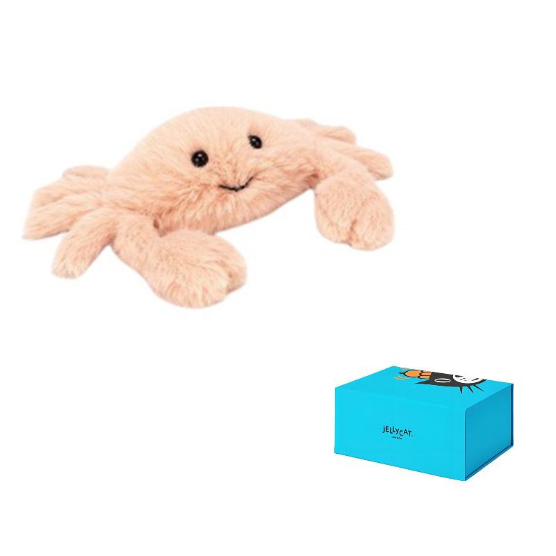 JELLYCAT Серія Океан Тварина Пухнастий Краб Заспокійлива Лялька Плюшева Лялька 11 см висотою Full of Sweetness Box
JELLYCAT Серія Океан Тварина Пухнастий Краб Заспокійлива Лялька Плюшева Лялька 11 см висотою Full of Sweetness Box