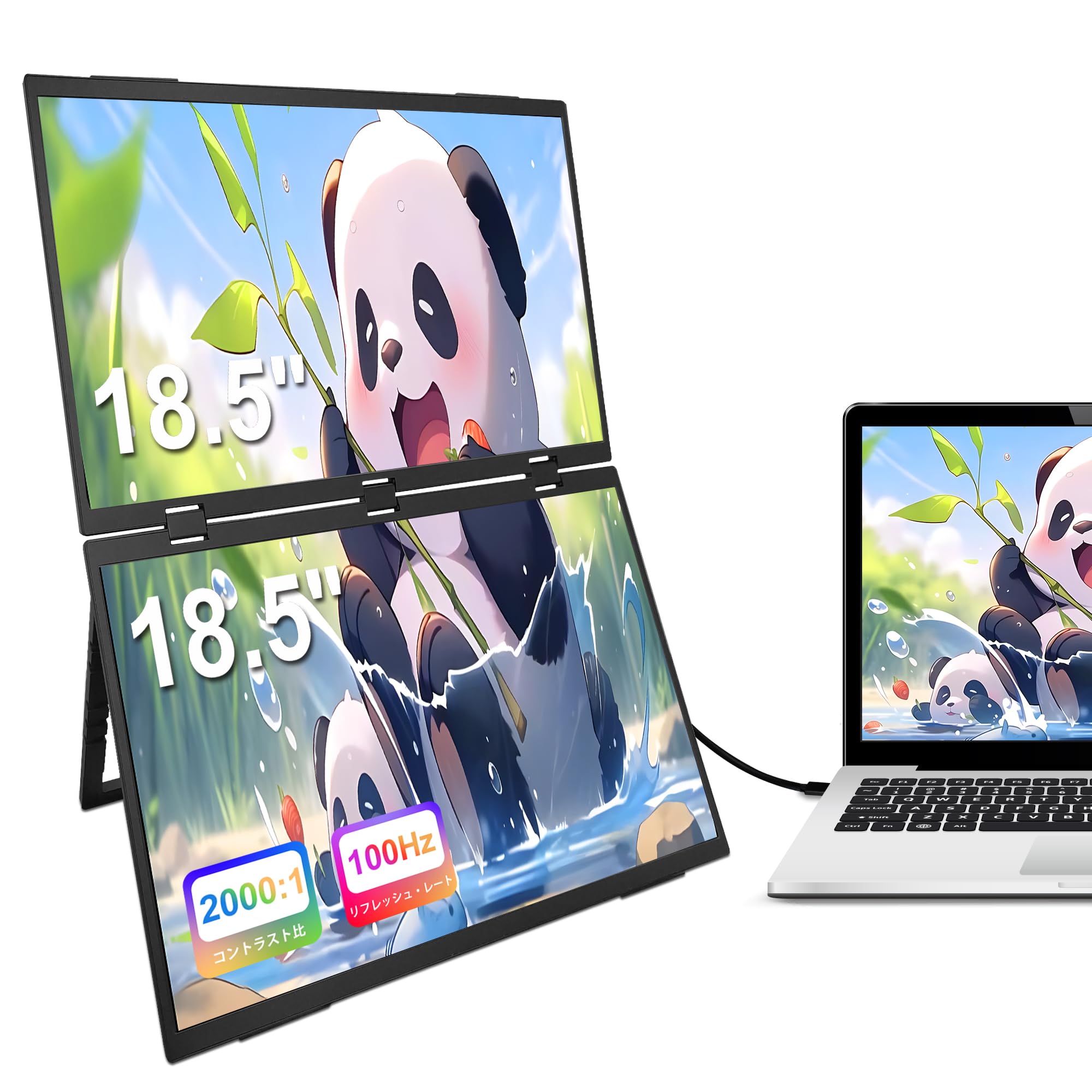 Scnsuptp dual monitor, 18.5 portable monitor, 19201080 resolution and anti-glare screen, compact and portable, businessmen, students, game players,
Scnsuptp dual monitor, 18.5 portable monitor, 19201080 resolution and anti-glare screen, compact and portable, businessmen, students, game players,