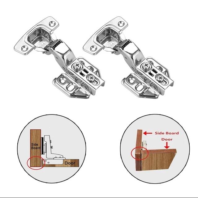 Ultimate Soft Close Hinges: Full Overlay Concealed Set for Cabinet Door Upgrade, Ensures Silent & Smooth (2/10 Pcs with Screws)
Ultimate Soft Close Hinges: Full Overlay Concealed Set for Cabinet Door Upgrade, Ensures Silent & Smooth (2/10 Pcs with Screws)
