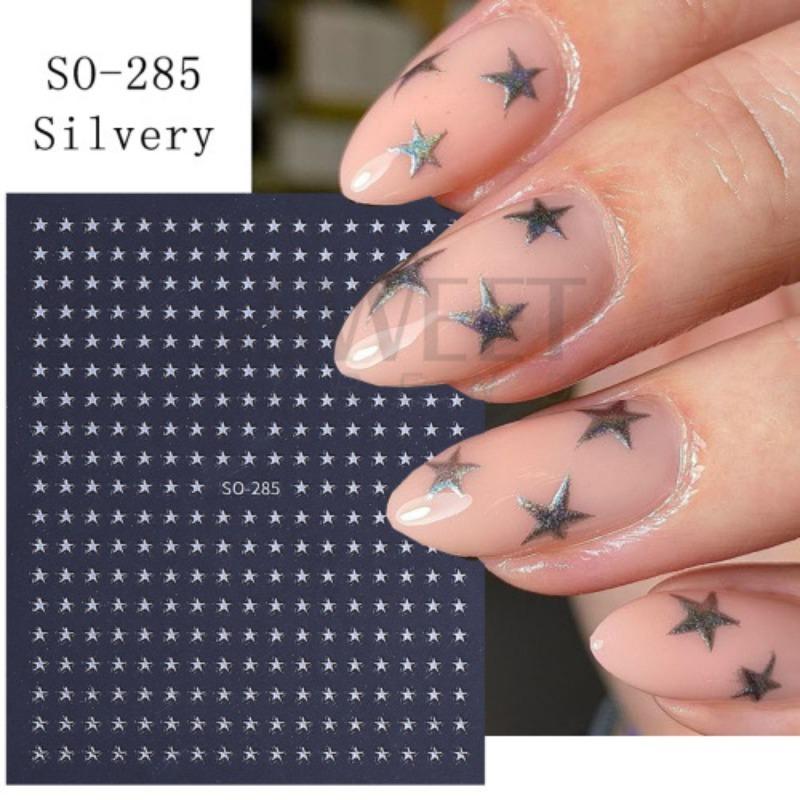 Y2K Star Nail Art Stickers Colorful Self Adhesive Decals For Manicure
Y2K Star Nail Art Stickers Colorful Self Adhesive Decals For Manicure