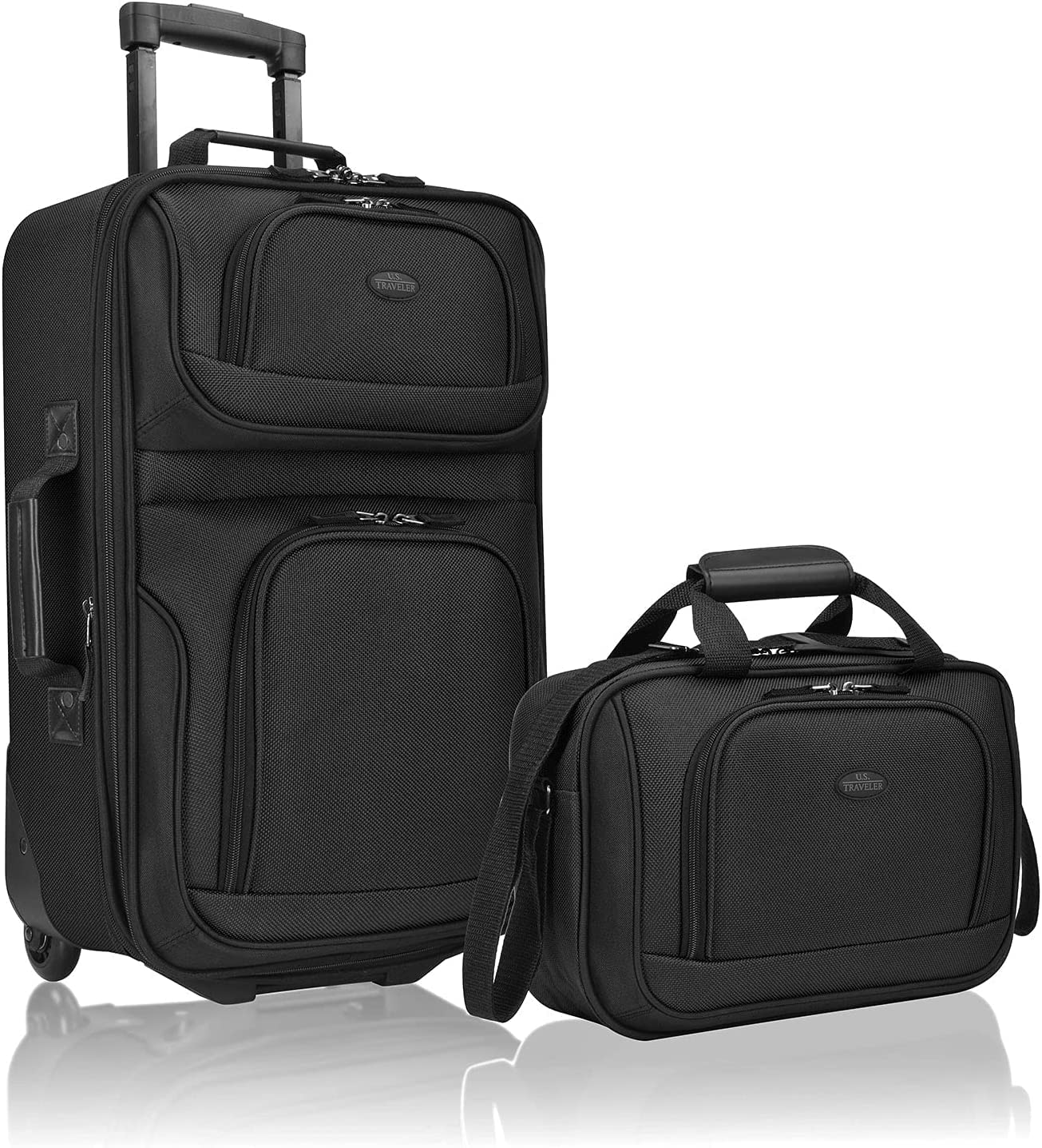 Traveler Rio Expandable and U.S. Carry-On 2-Piece Set, 15 21 чорний 
Traveler Rio Expandable and U.S. Carry-On 2-Piece Set, 15 21 чорний