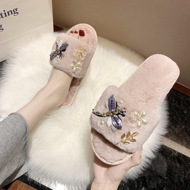 Mao Mao slippers women s new autumn and winter wear cartoon dragonfly non-slip home warmth one-word slippers women 36
Mao Mao slippers women s new autumn and winter wear cartoon dragonfly non-slip home warmth one-word slippers women 36