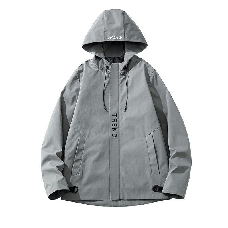 Spring and Autumn Loose Casual Hooded Men s Jacket Korean Version of The Brand Side Seam Pocket Youth Coat M
Spring and Autumn Loose Casual Hooded Men s Jacket Korean Version of The Brand Side Seam Pocket Youth Coat M