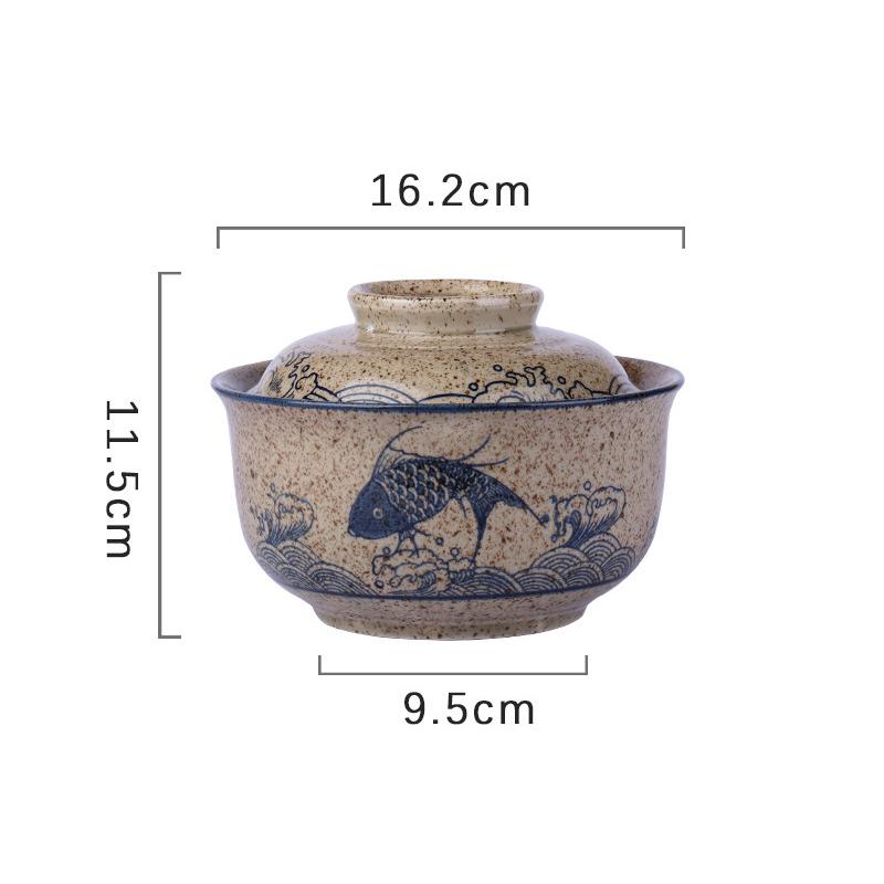6.5Inch Japanese Style Ramen Bowl with Lid Ceramic Instant Noodle Bowl for Soup Rice Noodle and Porridge Kitchen Tableware New
6.5Inch Japanese Style Ramen Bowl with Lid Ceramic Instant Noodle Bowl for Soup Rice Noodle and Porridge Kitchen Tableware New