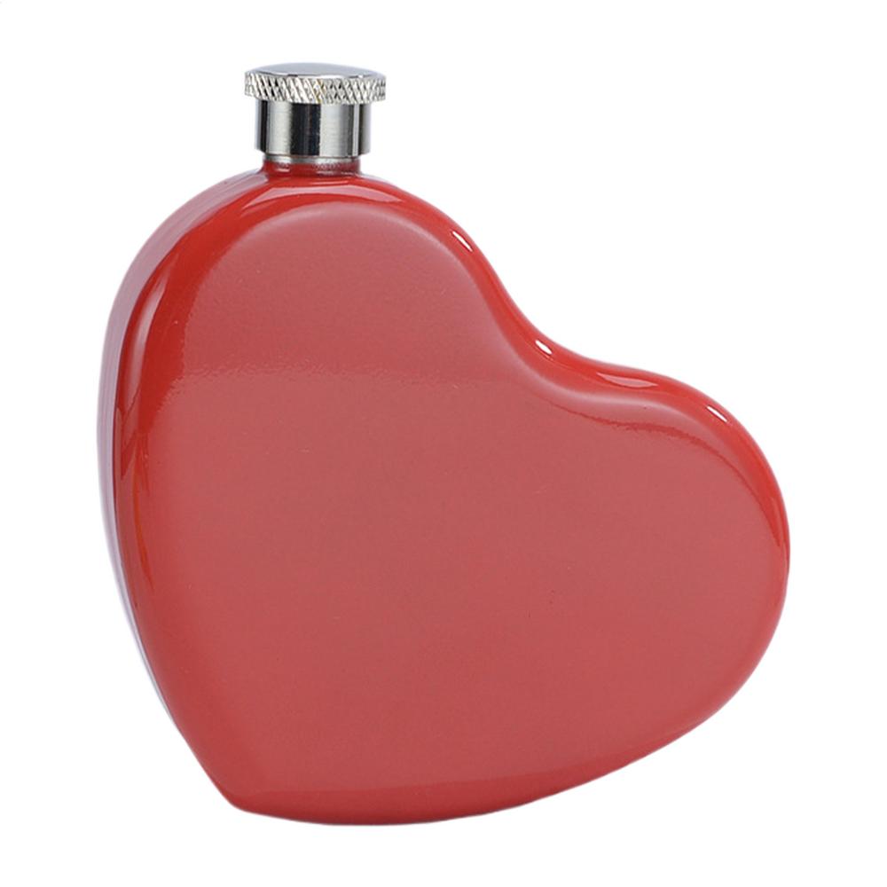 Stainless Steel Hip Flask Heart Shaped Thickened Small Wine Pot 130ml Metal Lid Wine Bottle Drinking Flasks Sealed Cover For червоний
Stainless Steel Hip Flask Heart Shaped Thickened Small Wine Pot 130ml Metal Lid Wine Bottle Drinking Flasks Sealed Cover For червоний