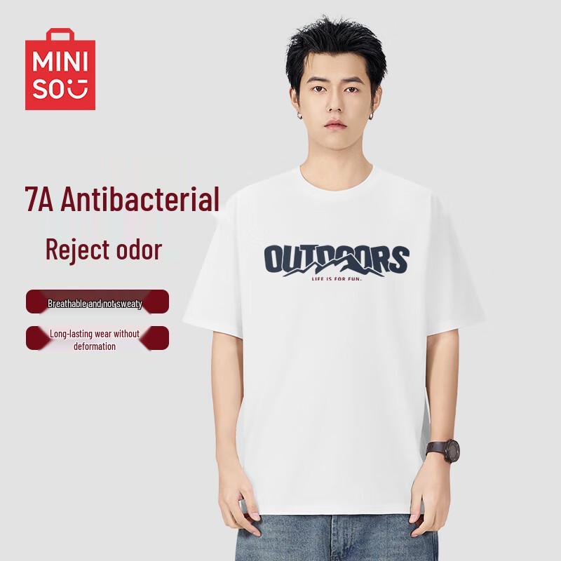 MINISO Men s Breathable Anti-Bacterial Crew Neck Half-Sleeve T-Shirt 3XL
MINISO Men s Breathable Anti-Bacterial Crew Neck Half-Sleeve T-Shirt 3XL