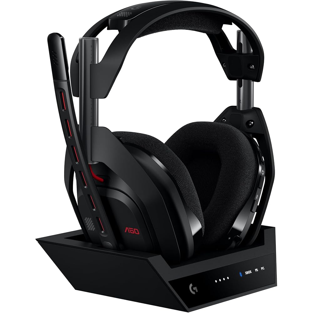 Logicool G ASTRO A50 LIGHTSPEED Wireless Gaming Headset with Base Station 24h Battery Life Lightweight 363g Black
Logicool G ASTRO A50 LIGHTSPEED Wireless Gaming Headset with Base Station 24h Battery Life Lightweight 363g Black