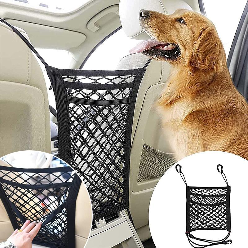 Dog Car Net Barrier Pet Travel Safety Barrier Car Carrier Rear Seat Fence Anti-collision for Child and Pets with Storage
Dog Car Net Barrier Pet Travel Safety Barrier Car Carrier Rear Seat Fence Anti-collision for Child and Pets with Storage