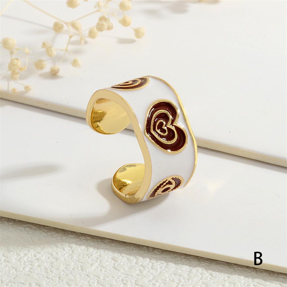 InsHeart-to-Heart Enamel Ring: Luxury Valentine s Day Jewelry for Women Adjustable
InsHeart-to-Heart Enamel Ring: Luxury Valentine s Day Jewelry for Women Adjustable