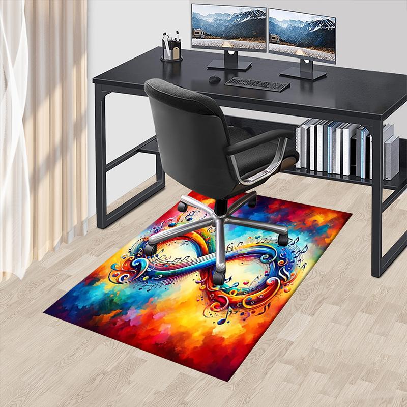 Colorful Musical Infinity Symbol Chair Mat - Office Carpet, Oversized Rug for Home Decor, Sofa Mat, Desk Pad Gift, Suitable for Bedroom, Liv 60cm by 90cm
Colorful Musical Infinity Symbol Chair Mat - Office Carpet, Oversized Rug for Home Decor, Sofa Mat, Desk Pad Gift, Suitable for Bedroom, Liv 60cm by 90cm