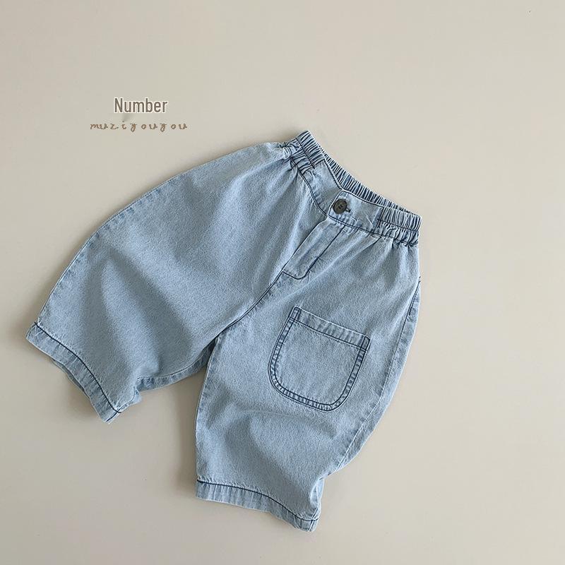Soft Thin Denim Pants - 2025 Spring/Summer Korean Style for Boys & Girls 120cm светло-синий
Soft Thin Denim Pants - 2025 Spring/Summer Korean Style for Boys & Girls 120cm светло-синий