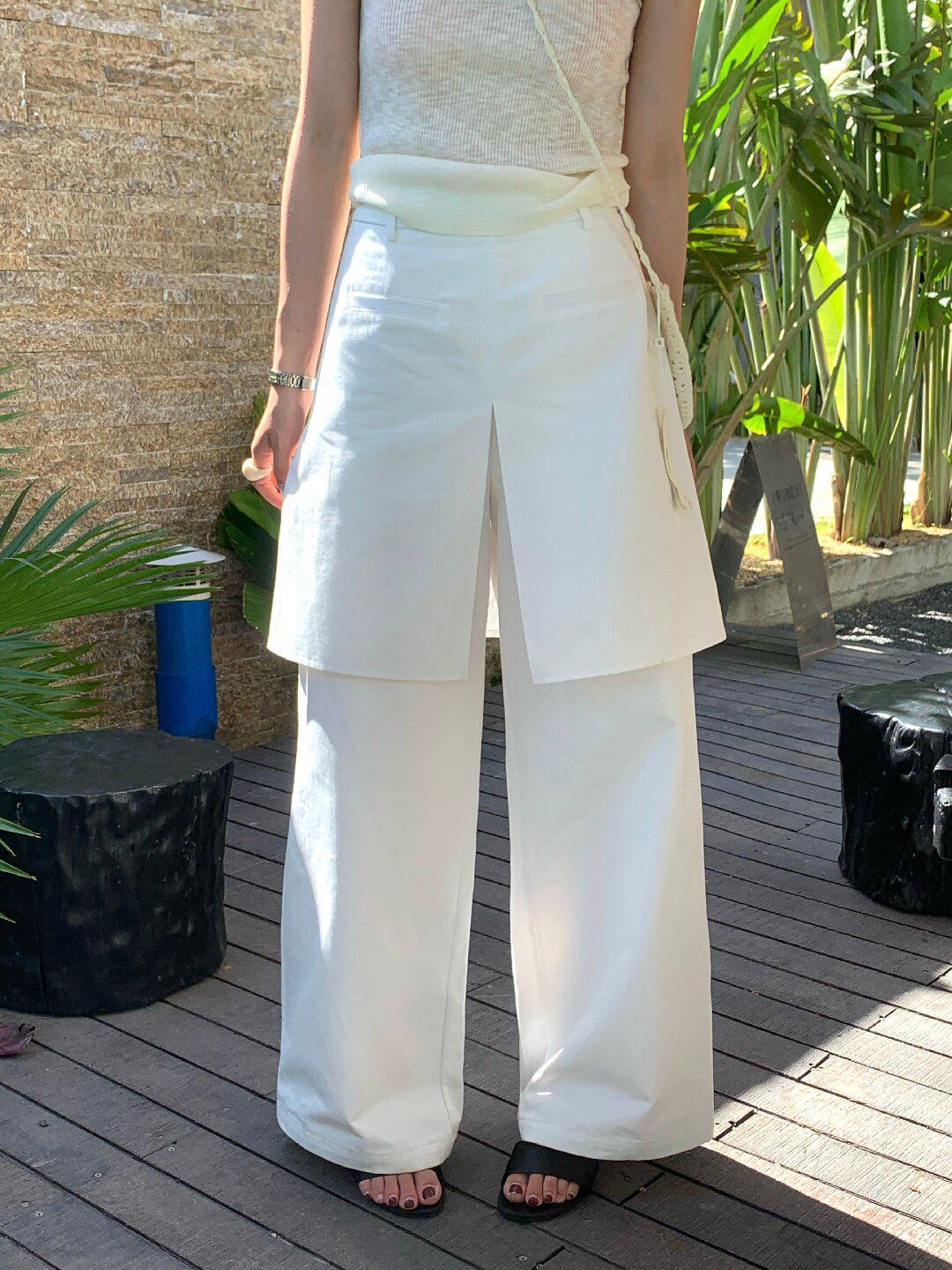 Lemon Green Tea High-Waisted Faux Two-Piece Wide-Leg Cargo Pants for Women Medium білий
Lemon Green Tea High-Waisted Faux Two-Piece Wide-Leg Cargo Pants for Women Medium білий