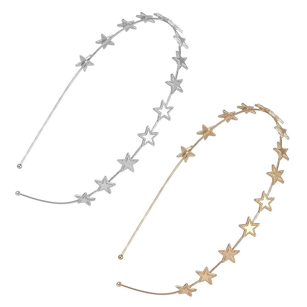 Shiny Metal Headdress French Style Wedding Headpiece Star Rhinestone Star Headbands Hair Hoop Silver 1
Shiny Metal Headdress French Style Wedding Headpiece Star Rhinestone Star Headbands Hair Hoop Silver 1