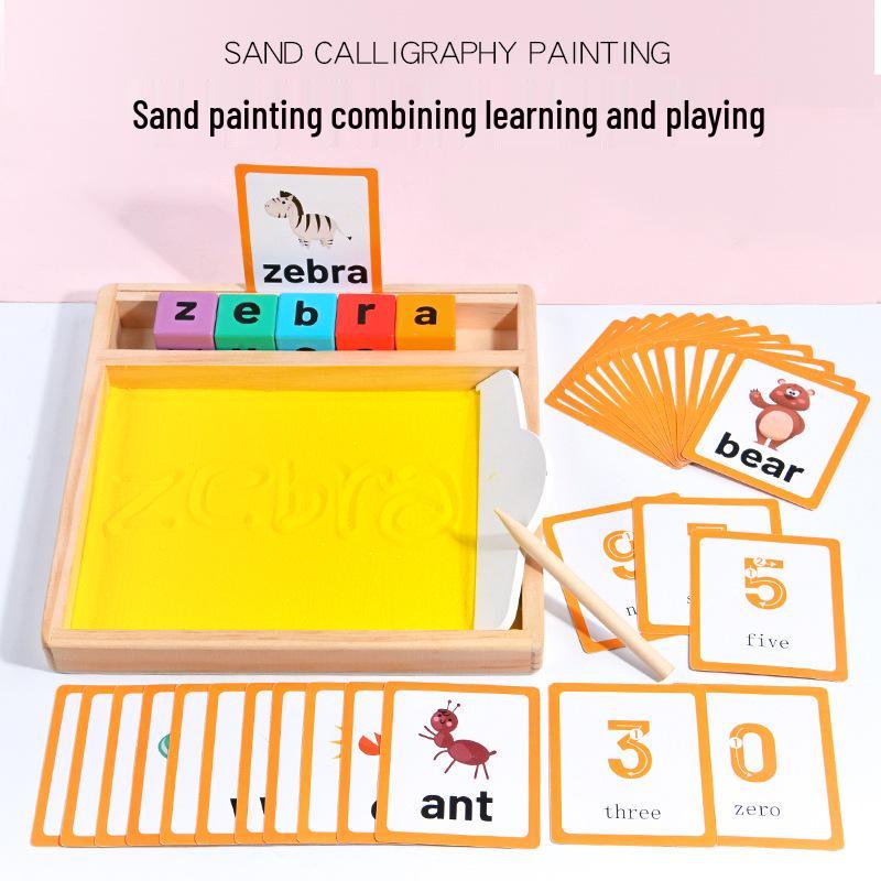 Montessori Sandpaper Letters & Numbers Wooden Educational Toys 
Montessori Sandpaper Letters & Numbers Wooden Educational Toys