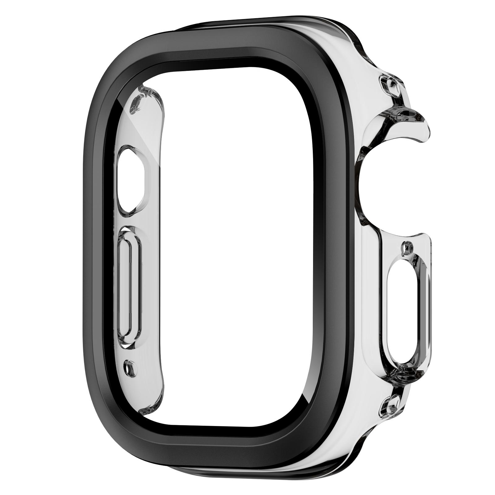 For Apple Watch Ultra 2 49mm/Ultra 49mm Hard PC IML Watch Case with Tempered Glass Screen Film Transparent Titanium
For Apple Watch Ultra 2 49mm/Ultra 49mm Hard PC IML Watch Case with Tempered Glass Screen Film Transparent Titanium