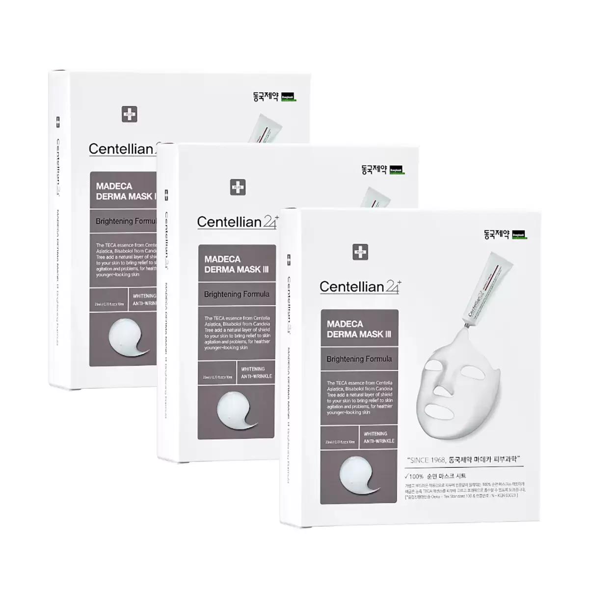 Centellian24 Madeca Derma Mask Pack – Brightening (10ct × 3 Packs)
Centellian24 Madeca Derma Mask Pack – Brightening (10ct × 3 Packs)