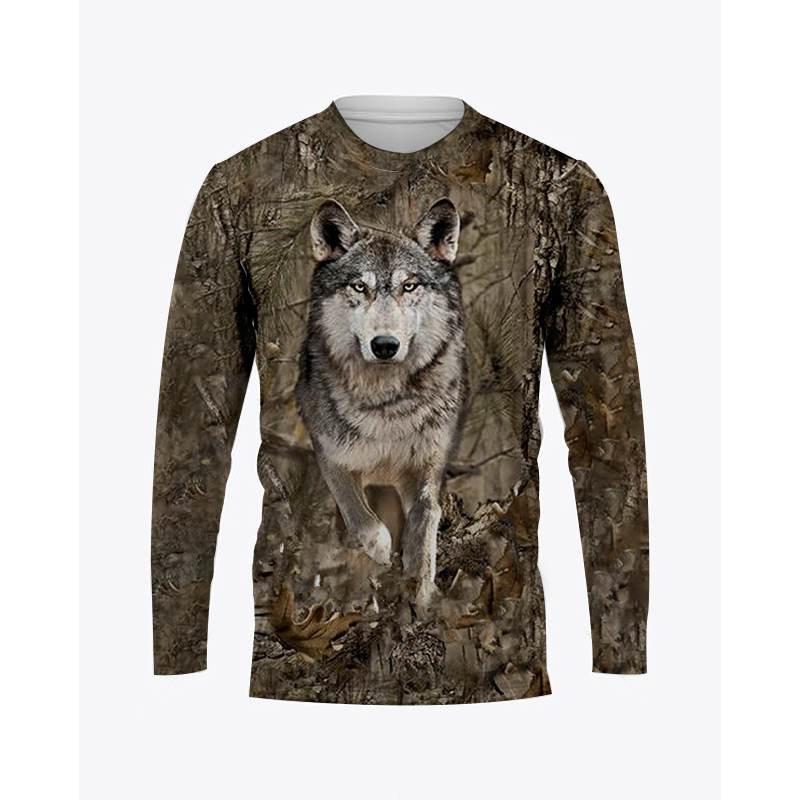 Hunting Animals Pattern T Shirt For Men Camouflage 3D Printed Tees Summer Casual Long Sleeves O-Neck Tops Loose Street T-Shirts 6XL
Hunting Animals Pattern T Shirt For Men Camouflage 3D Printed Tees Summer Casual Long Sleeves O-Neck Tops Loose Street T-Shirts 6XL