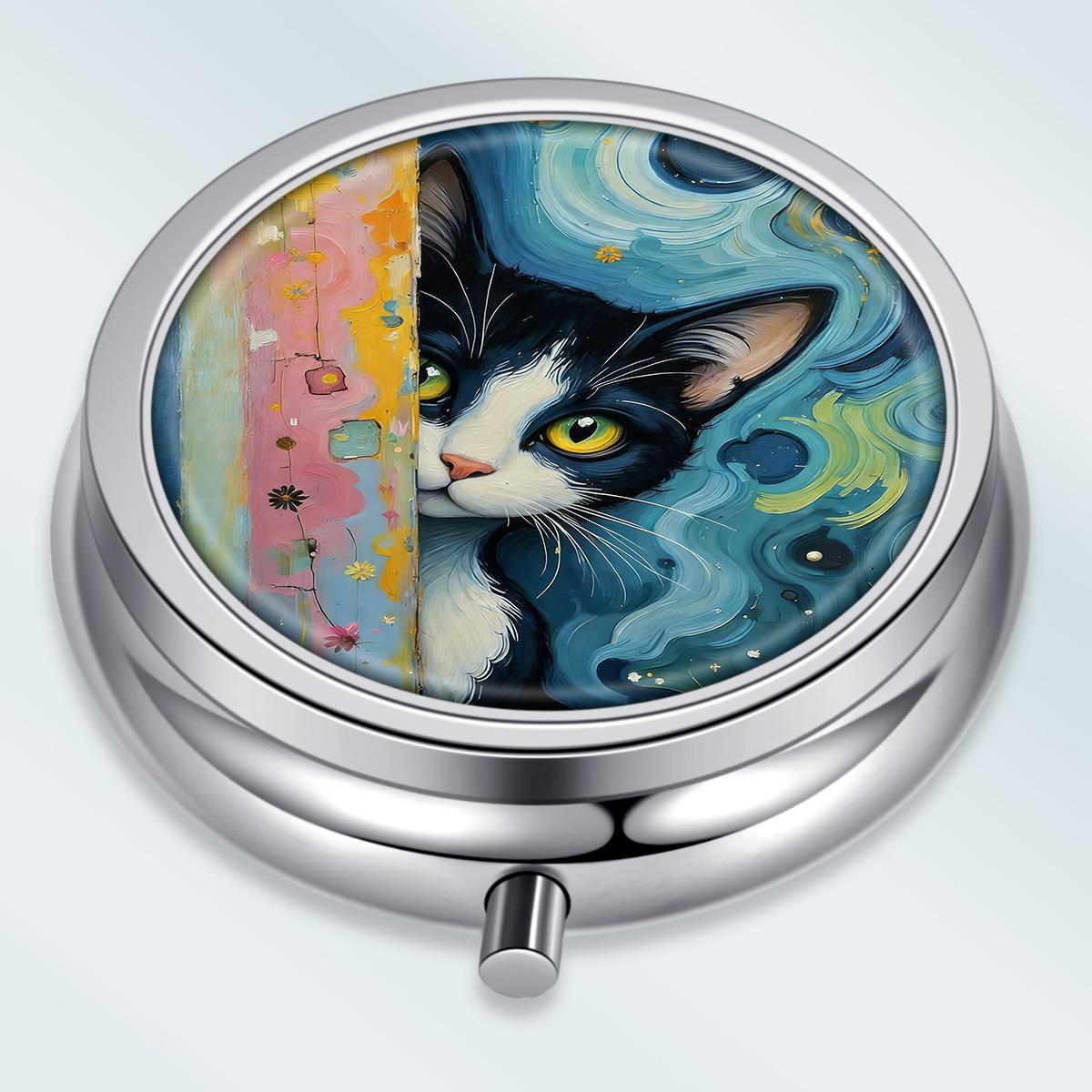 Portable Pill Box with 3 Compartments, Mini Metal Medicine Organizer Case, Cute Printed Pill Container for Vitamins, Pills, Jewelry, Travel, Daily Use разноцветный
Portable Pill Box with 3 Compartments, Mini Metal Medicine Organizer Case, Cute Printed Pill Container for Vitamins, Pills, Jewelry, Travel, Daily Use разноцветный