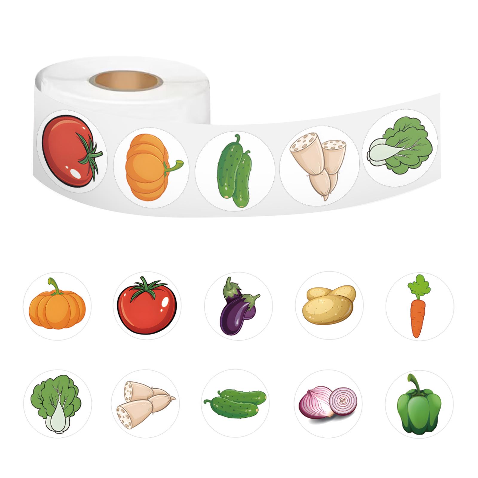 500 Cartoon Vegetable & Fruit Stickers for DIY Scrapbooking, Notebooks, and Seal Decorations
500 Cartoon Vegetable & Fruit Stickers for DIY Scrapbooking, Notebooks, and Seal Decorations
