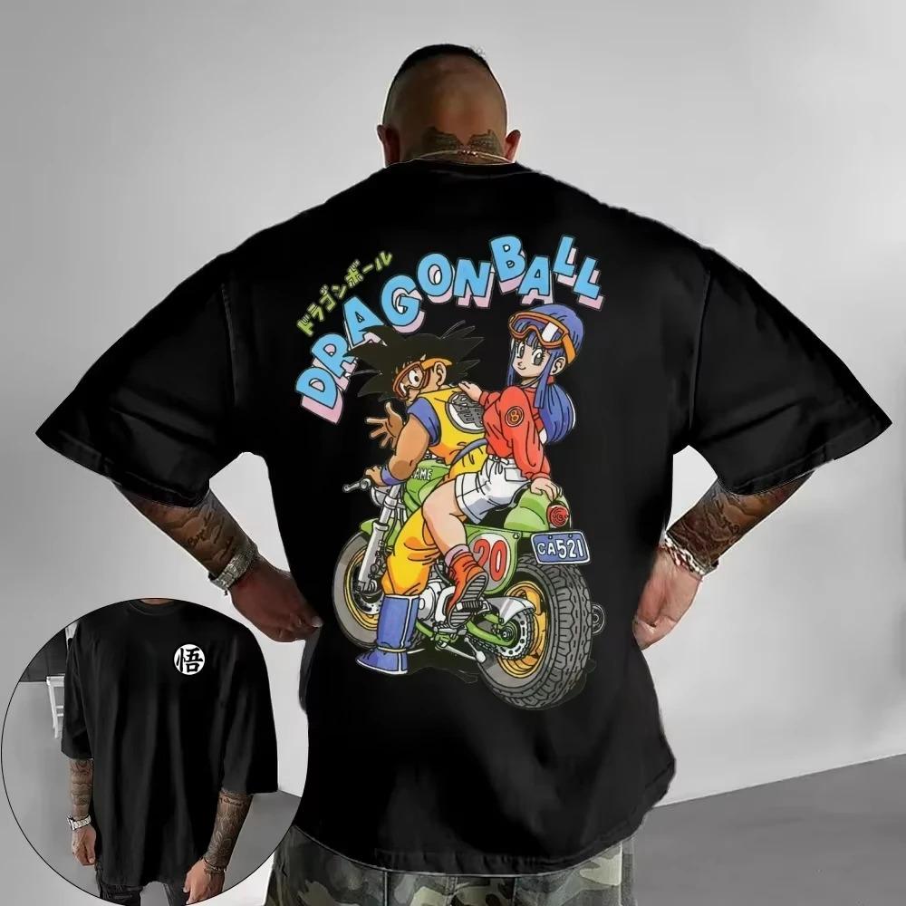 Dragon Ball Goku & Bulma Motorcycle Black T-Shirt Comfortable Fashion Vintage Double-Sided Band Graphic Print Women And Men T-shirts 4XL
Dragon Ball Goku & Bulma Motorcycle Black T-Shirt Comfortable Fashion Vintage Double-Sided Band Graphic Print Women And Men T-shirts 4XL