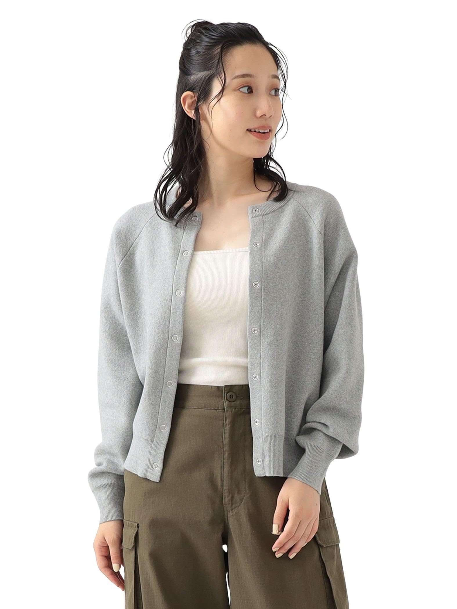 B:MING LIFE STORE by BEAMS Women s Long Sleeve Knit 2-Way Sweat-Like Cardigan, TOP_GREY, FREE Size
B:MING LIFE STORE by BEAMS Women s Long Sleeve Knit 2-Way Sweat-Like Cardigan, TOP_GREY, FREE Size