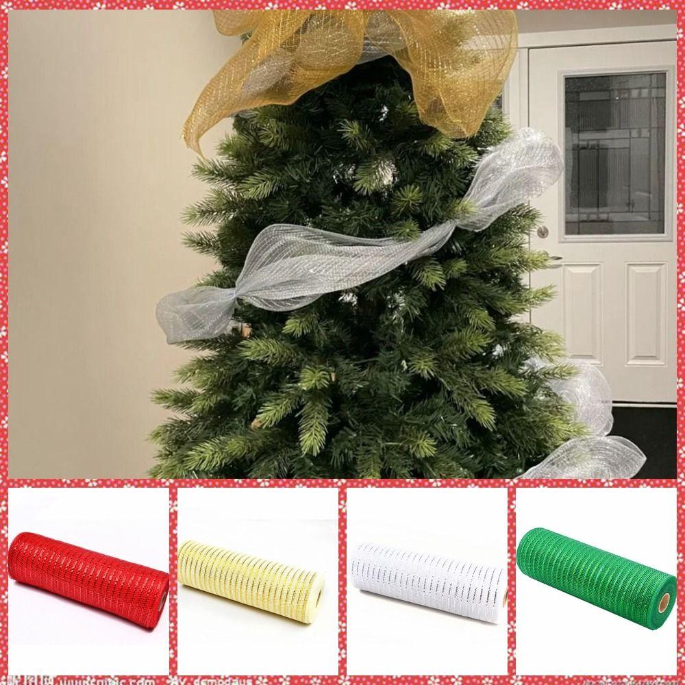 Plastics Xmas Tree Ribbon 10Yards*26CM Christmas Tree Gauze Mesh Tulle Roll Gift Wrapping
Plastics Xmas Tree Ribbon 10Yards*26CM Christmas Tree Gauze Mesh Tulle Roll Gift Wrapping