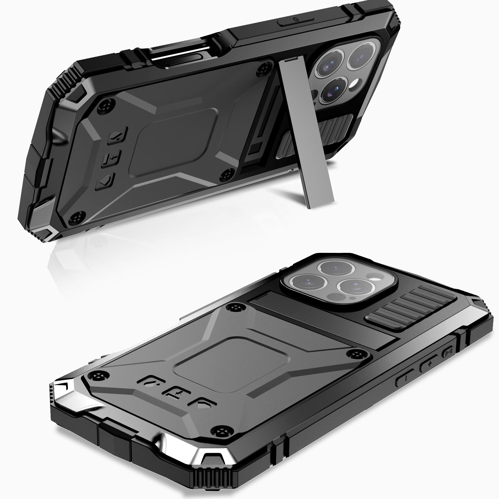 R-JUST Чохол для iPhone 16 Pro Max PC+Силікон+Металева підставка Чохол для телефону із захисною плівкою із загартованого скла Black
R-JUST Чохол для iPhone 16 Pro Max PC+Силікон+Металева підставка Чохол для телефону із захисною плівкою із загартованого скла Black