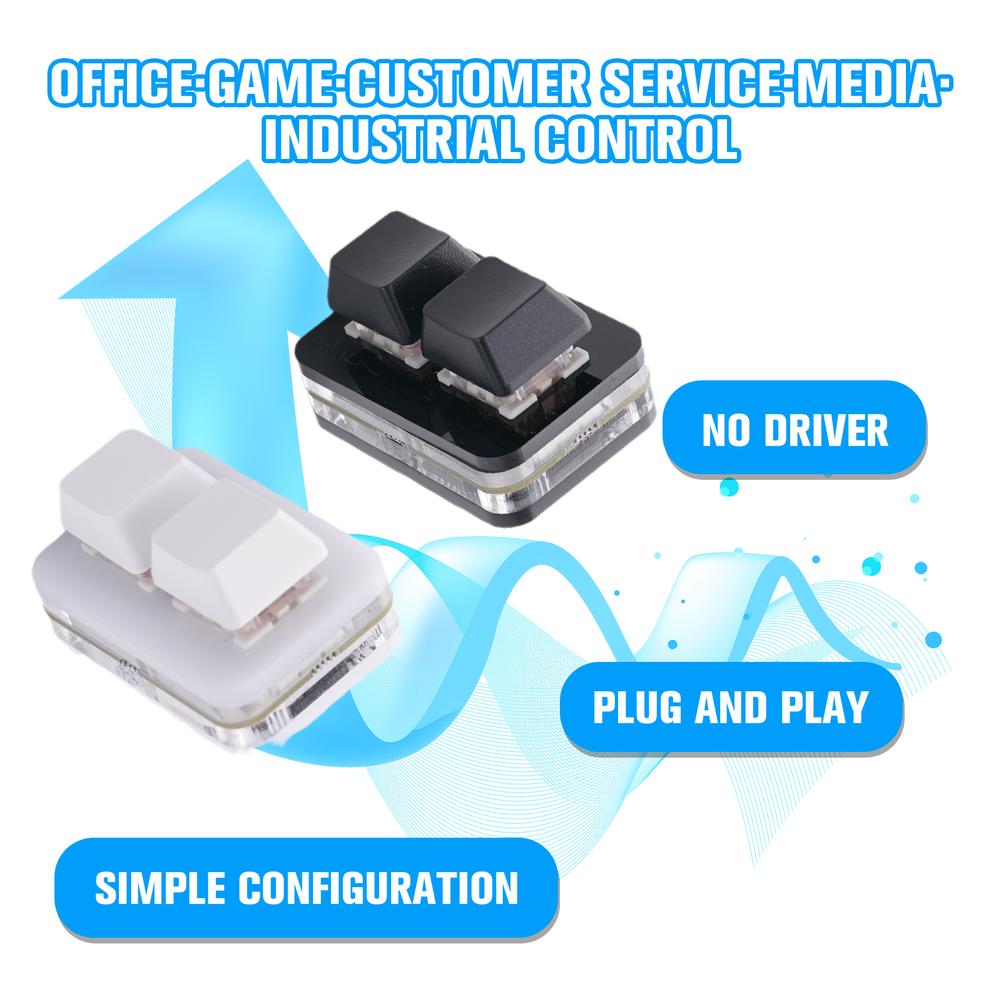 Механическая клавиатура MacroUSB на заказ, 2 клавиши, игровая клавиатура, ярлык программируемого устройства, клавиши Sa E2G0
Механическая клавиатура MacroUSB на заказ, 2 клавиши, игровая клавиатура, ярлык программируемого устройства, клавиши Sa E2G0