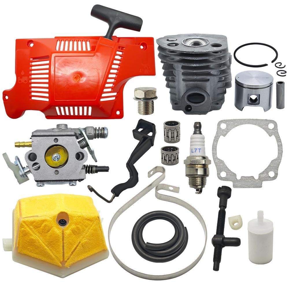 46mm Cylinder Piston Starter Kit For Husqvarna 55 51 Carburetor Air Filter Chain Brake Band Adjuster Chainsaw Replacement Part China Mainland
46mm Cylinder Piston Starter Kit For Husqvarna 55 51 Carburetor Air Filter Chain Brake Band Adjuster Chainsaw Replacement Part China Mainland