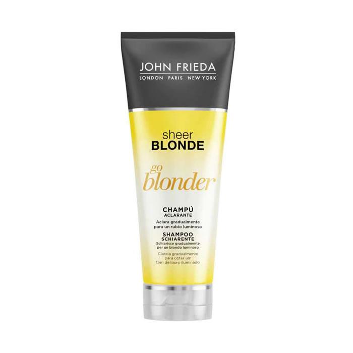 John Frieda Sheer Blonde Go Blonder Осветляющий шампунь 250 мл
John Frieda Sheer Blonde Go Blonder Осветляющий шампунь 250 мл