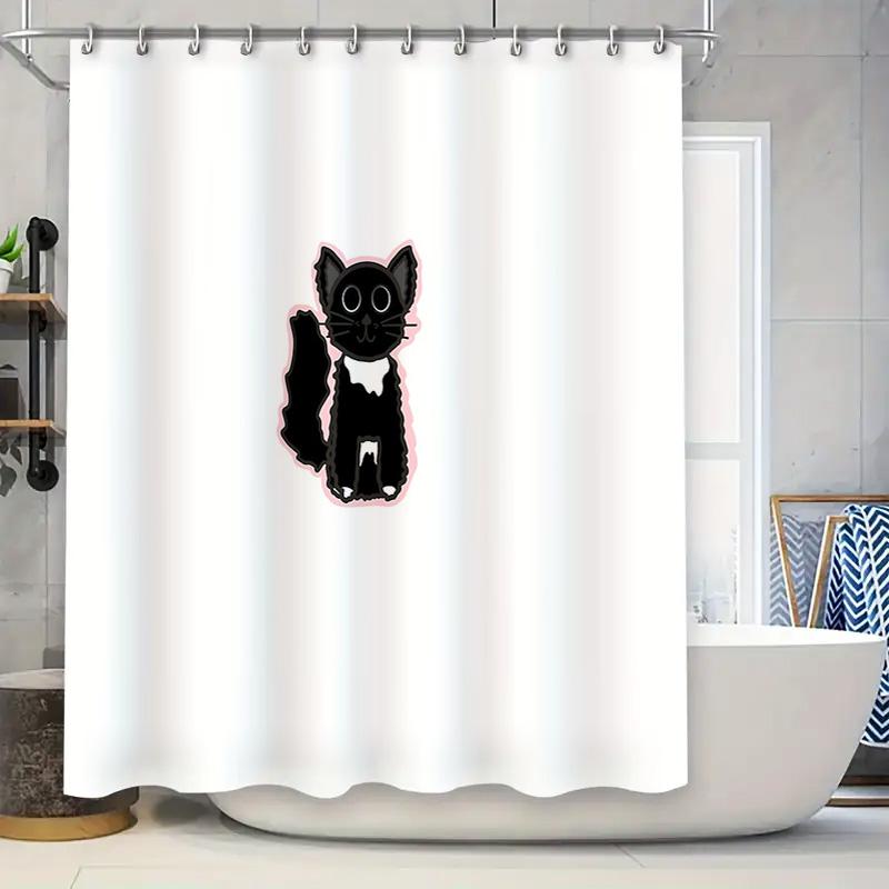 Cat Shower Curtain Cute Kitten Bathroom Decor Farmhouse Style Washable Fabric Liner For Home W60H190(CM)-1 Pcs
Cat Shower Curtain Cute Kitten Bathroom Decor Farmhouse Style Washable Fabric Liner For Home W60H190(CM)-1 Pcs
