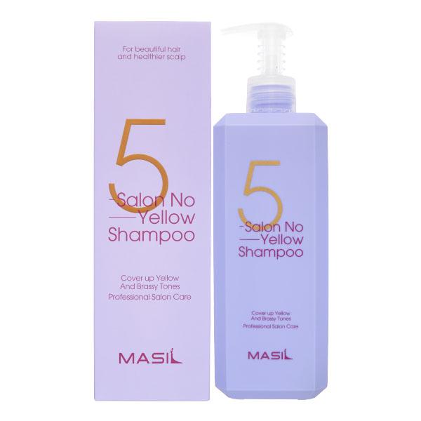 MASIL 5 SALON NO YELLOW SHAMPOO Тонирующий шампунь для осветлённых волос против желтизны 500мл
MASIL 5 SALON NO YELLOW SHAMPOO Тонирующий шампунь для осветлённых волос против желтизны 500мл