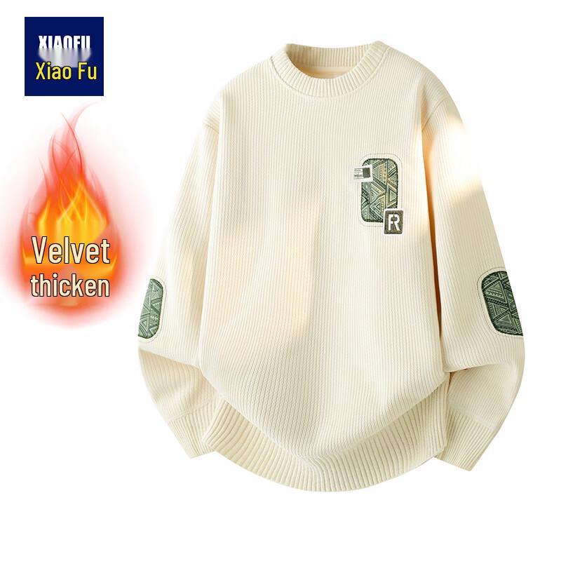 Men s Relaxed Fit Fleece-Lined Round Neck Sweater M
Men s Relaxed Fit Fleece-Lined Round Neck Sweater M