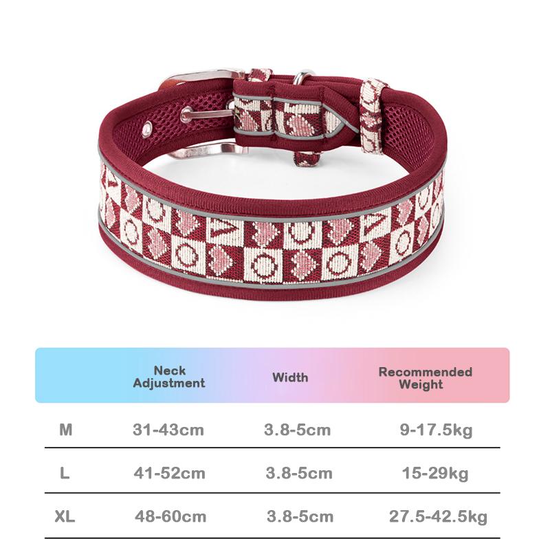 Reflective Dog Collar Outdoor Medium Large Dog Collar Retro Wind Breathable Pet Needle Buckle Widen And Protect The Neck Collar M
Reflective Dog Collar Outdoor Medium Large Dog Collar Retro Wind Breathable Pet Needle Buckle Widen And Protect The Neck Collar M