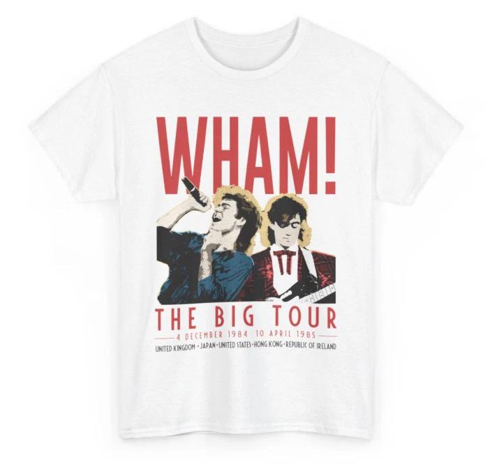 Wham Retro Tour T-Shirt - Vintage 80s Band Tee S
Wham Retro Tour T-Shirt - Vintage 80s Band Tee S