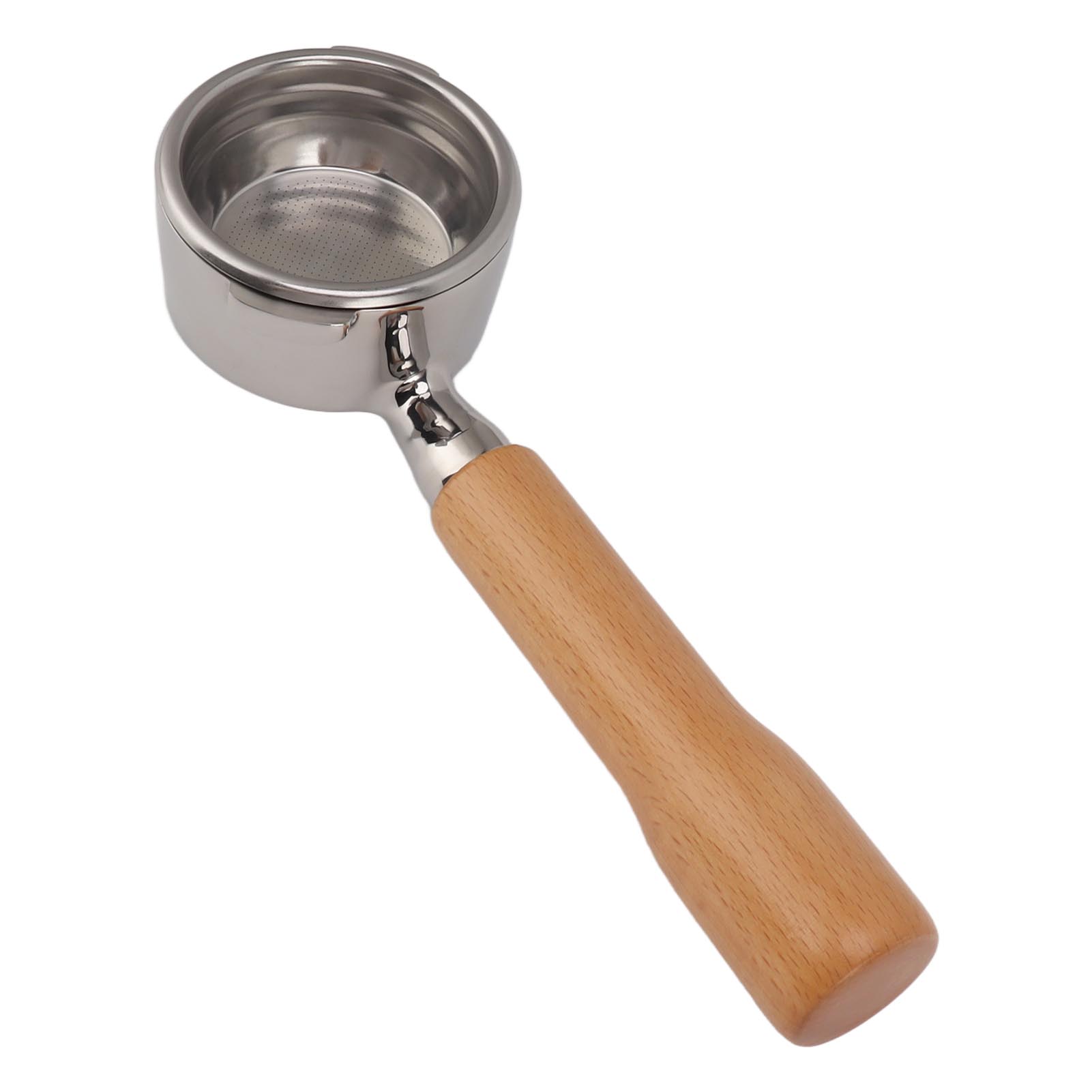 58мм Бездонний портафільтр з 2 вушками Ручка з масиву дерева Кавовий портафільтр для GAGGIA для BABY Style 2
58мм Бездонний портафільтр з 2 вушками Ручка з масиву дерева Кавовий портафільтр для GAGGIA для BABY Style 2