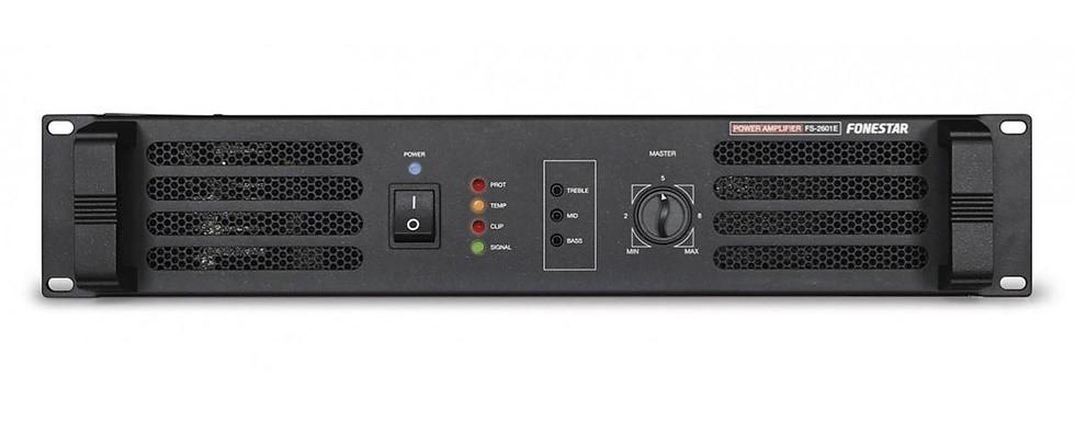 Fonestar FS-2601E - Mono power amplifier, Fonestar чорний
Fonestar FS-2601E - Mono power amplifier, Fonestar чорний