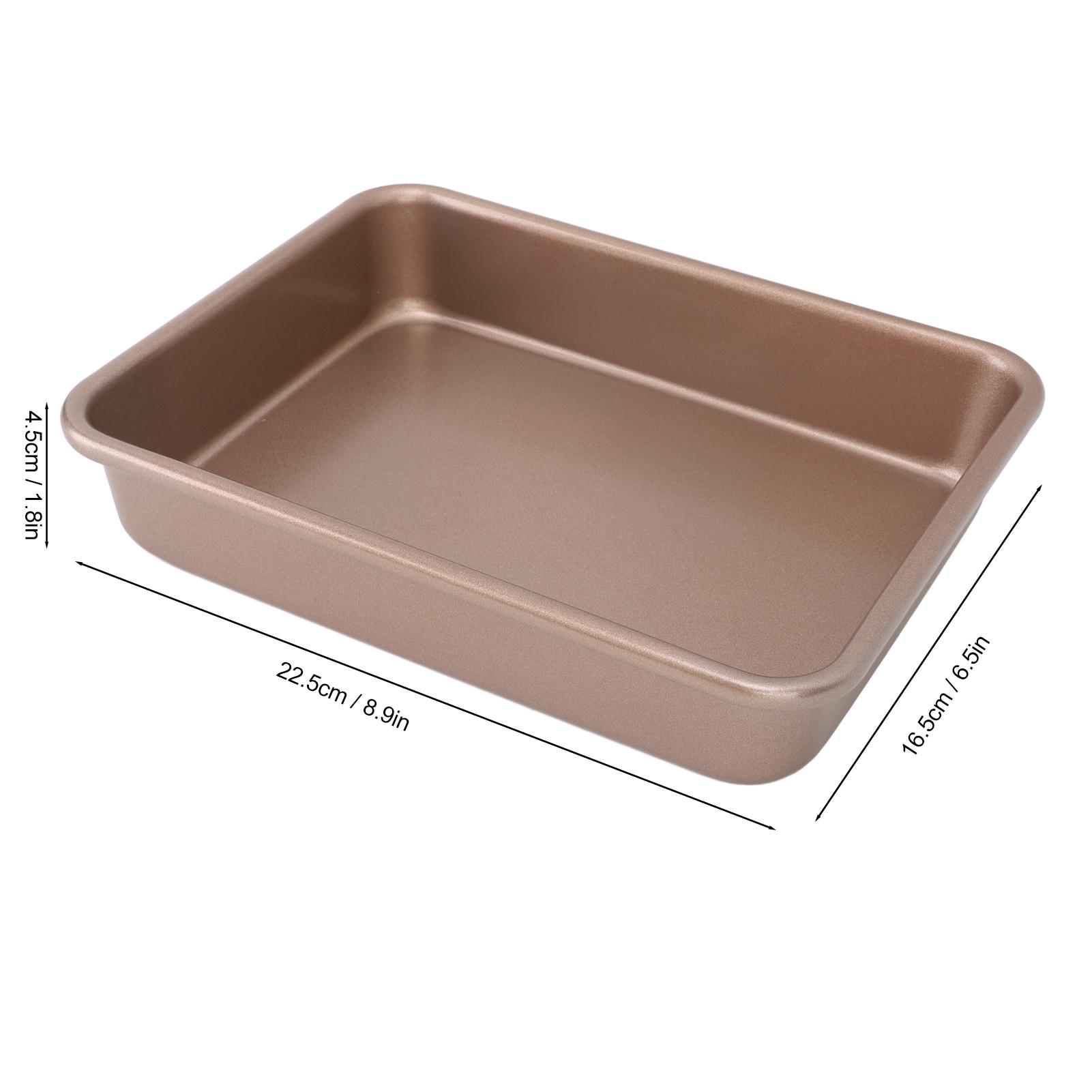 Противень для выпечки из углеродистой стали, противень для выпечки, прямоугольный противень с антипригарным покрытием, портативный многофункциональный противень для небольших тортов
Противень для выпечки из углеродистой стали, противень для выпечки, прямоугольный противень с антипригарным покрытием, портативный многофункциональный противень для небольших тортов