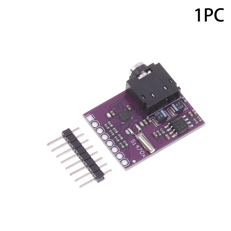 Si4703 Fm Radio Receiver Module With Rds I2C Interface 3.3V For Arduino Esp32 Diy Audio Project фіолетовий
Si4703 Fm Radio Receiver Module With Rds I2C Interface 3.3V For Arduino Esp32 Diy Audio Project фіолетовий