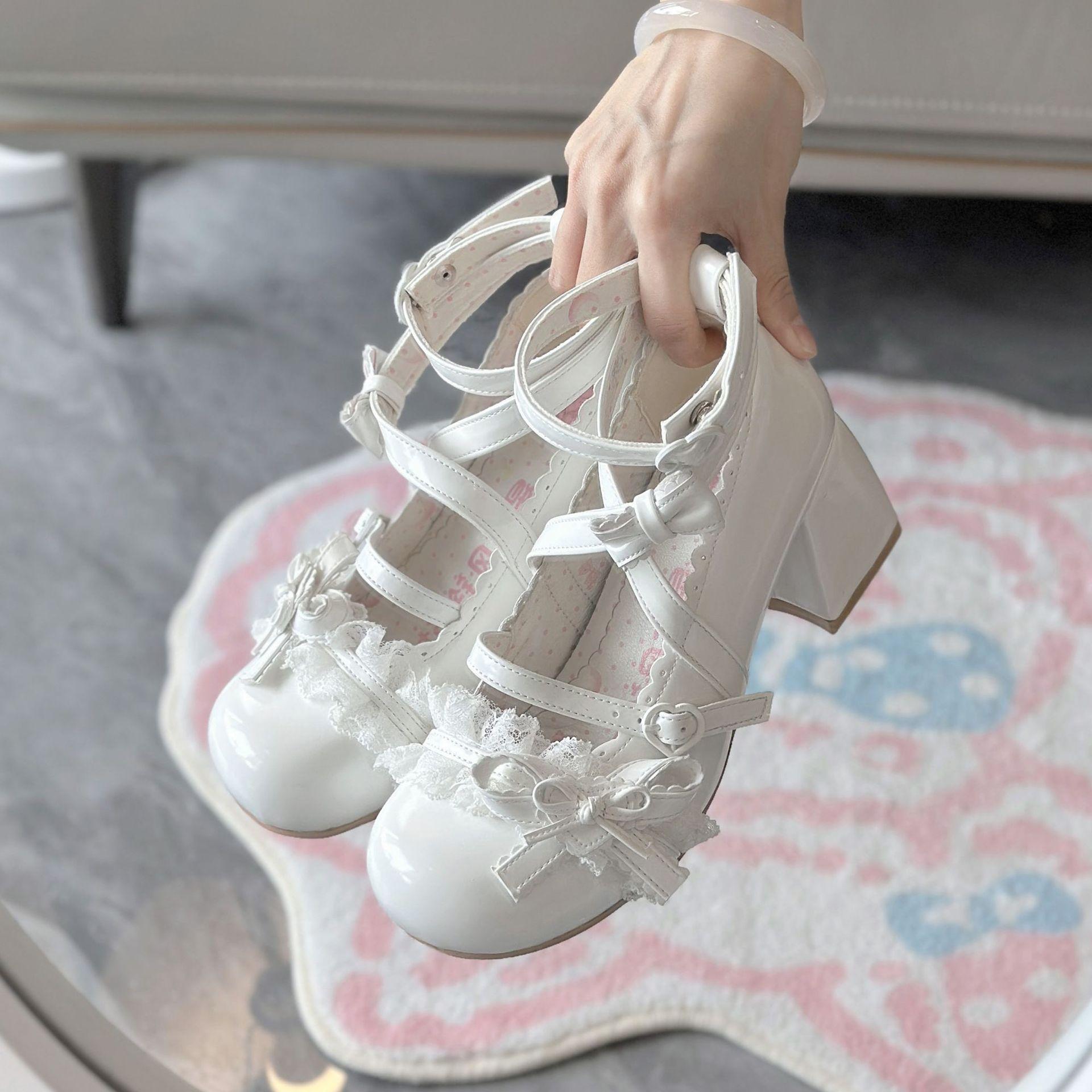 Women Lolita Shoes Mary Jane Shoes Cute Bow High Heels Princess Single Shoes Women s PU Leather Pumps 40 білий
Women Lolita Shoes Mary Jane Shoes Cute Bow High Heels Princess Single Shoes Women s PU Leather Pumps 40 білий