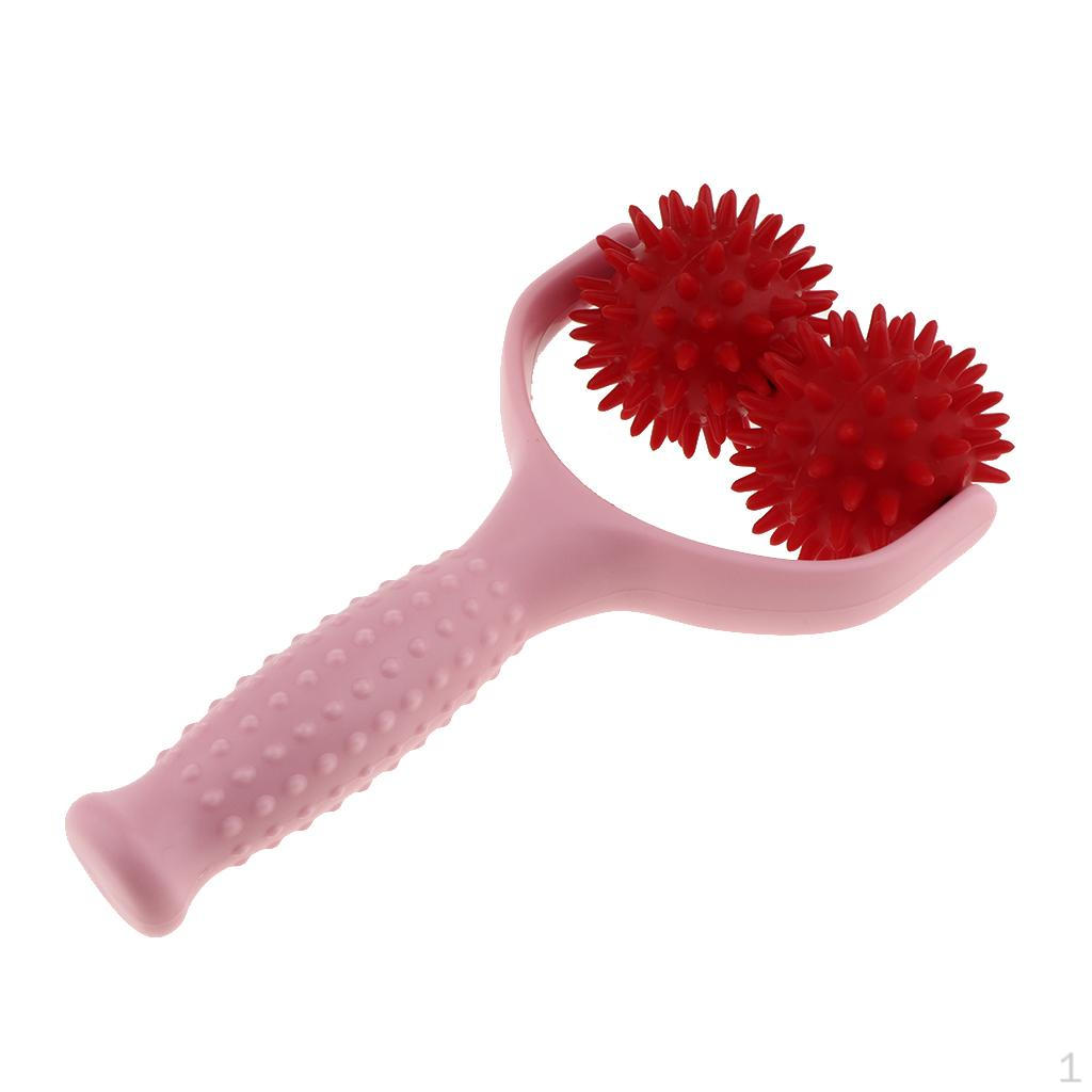 Acupuncture Reflexology Spiky Massage Ball Shoulder Muscle Massager Effective For The Of Fatigue Pink Red
Acupuncture Reflexology Spiky Massage Ball Shoulder Muscle Massager Effective For The Of Fatigue Pink Red